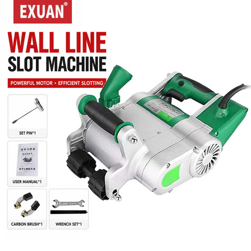 Wall Chaser Machine Concrete - 25/35MM Elektrische Wandfräsmaschine Beton-Wandschlitzfräse Schlitzschneidewerkzeug für