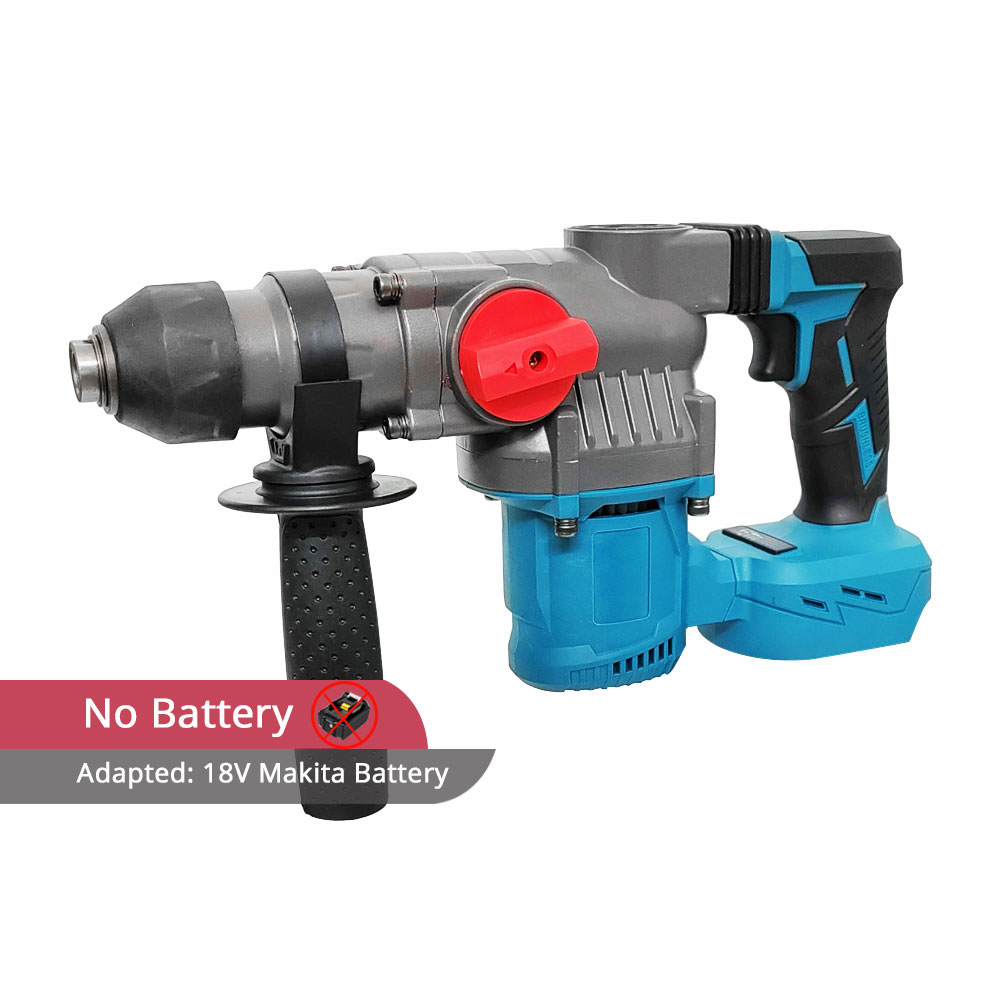 Rotary Hammer Drill 26Mm - Bürstenloser Akku-Bohrhammer, 21 V, wiederaufladbarer elektrischer