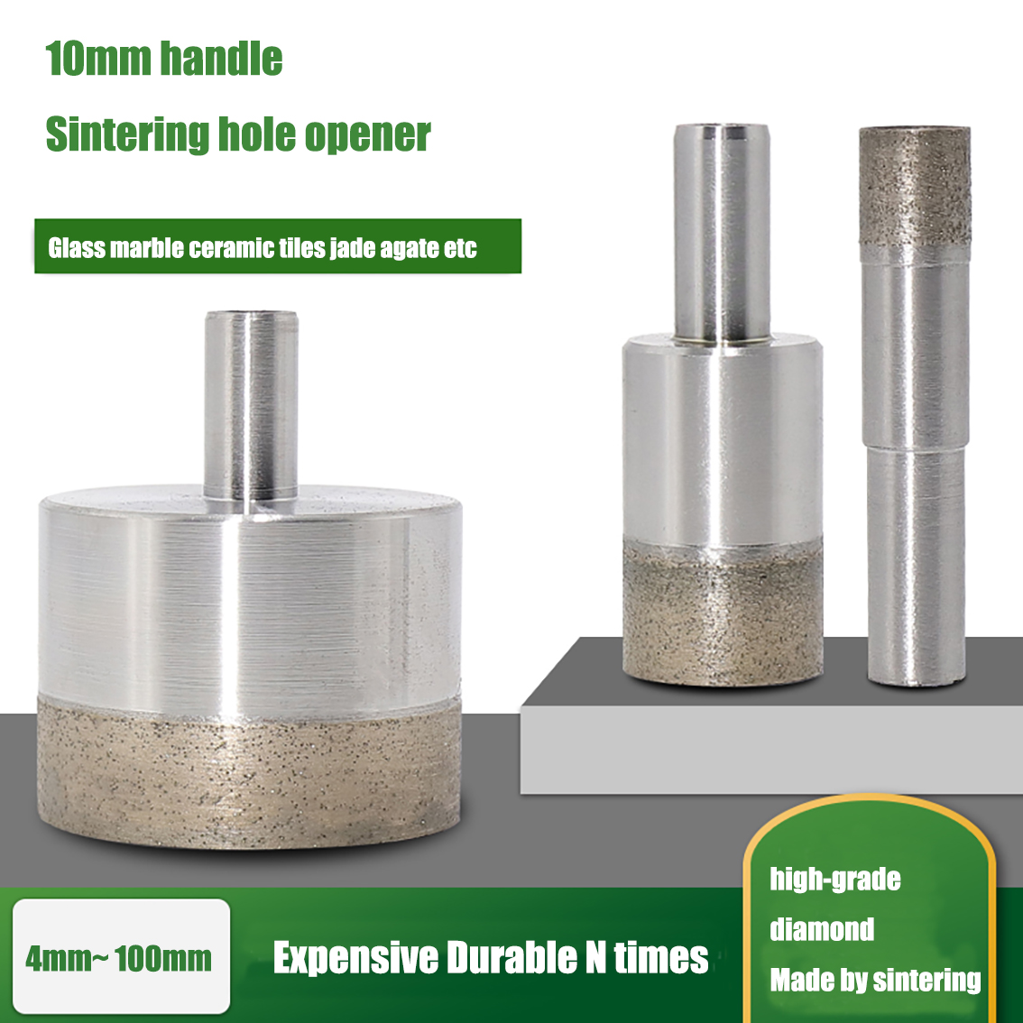 Core Drill Bit Diamond 100Mm - 1Pcs Diamant Pulver Gesinterte Bohrer Werkzeug