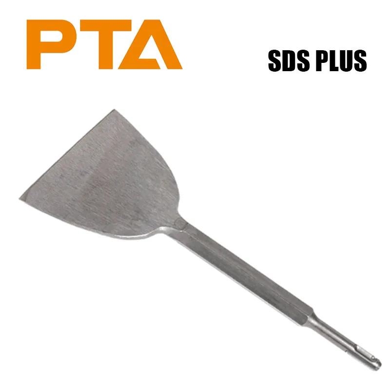 Rotary Hammer Chisel Bit Flat - SDS-Plus Rundstiel-Falzmeißel, Bohrhammer-Schlagmeißel für leichte Beton-,