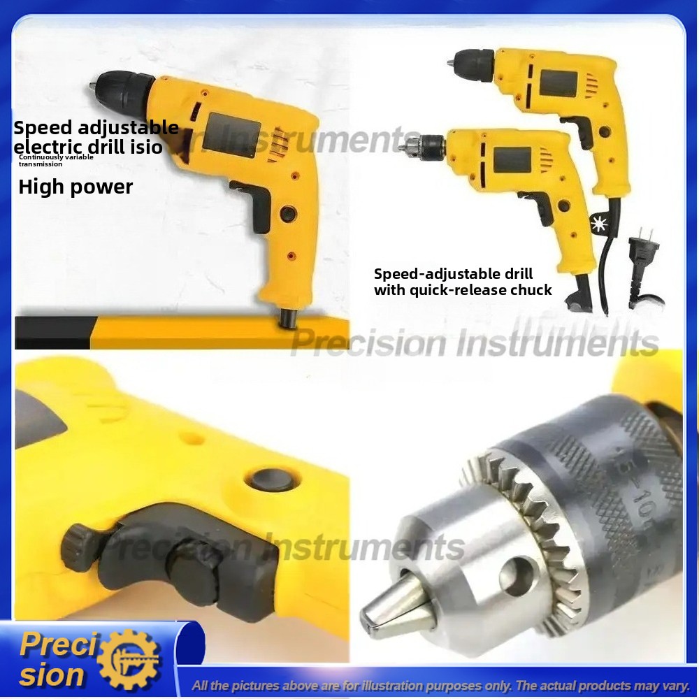 Hammer Drill Concrete 13Mm - Hochleistungs-Kabelgebundener Elektrobohrer 13mm Bohrfutter 800W Variable