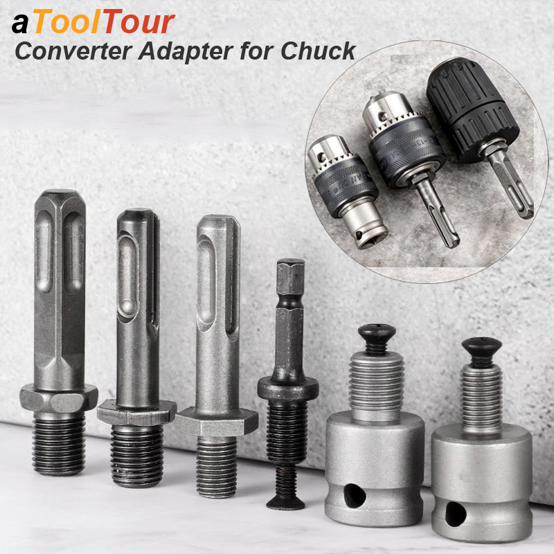 Sds Plus Chuck Adapter - Bohrfutter-Konverter-Adapter für Schlagschrauber, Elektro-Treiber, Elektrohammer, SDS-Plus,
