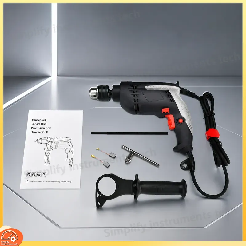Hammer Drill Concrete 13Mm - 710W Bohrhammer 220V 13mm Rotations-Schlagbohrmaschine Hochleistungs-Beton-Mauerwerk-Elektrowerkzeug