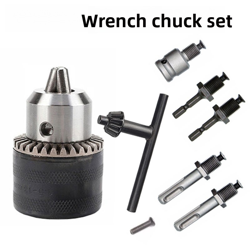 Sds Plus Chuck Adapter - 13-mm-Schraubenschlüssel-Bohrfuttersatz SDS PLUS Sechskant-Bohrfutteradapter 8-teilig