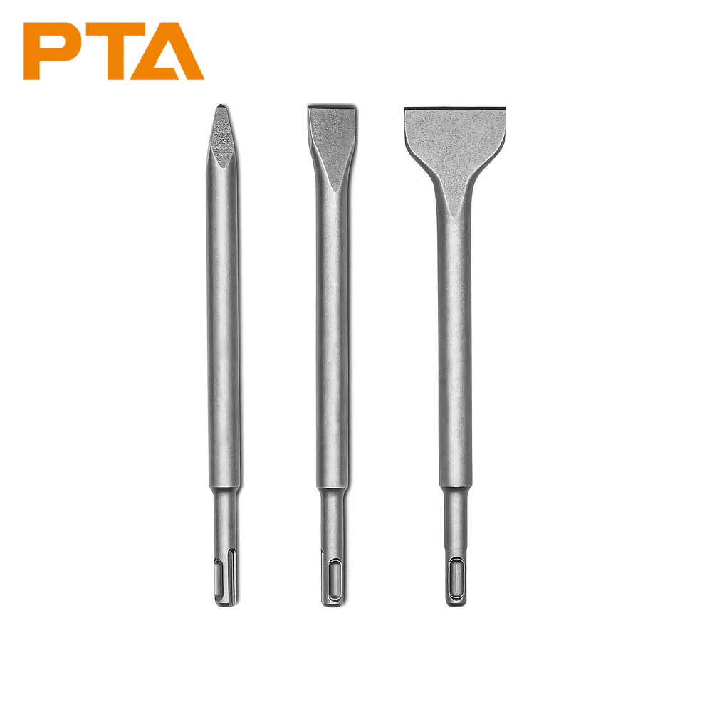 Rotary Hammer Chisel Bit Flat - SDS-Plus Meißel-Set für Bohrhammer, Mauerwerk- und