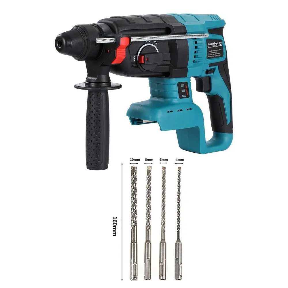Rotary Hammer Drill Sds Plus 800W - Akku-Bohrhammer, bürstenlos, 1-1/8 Zoll SDS-Plus, 2-in-1,