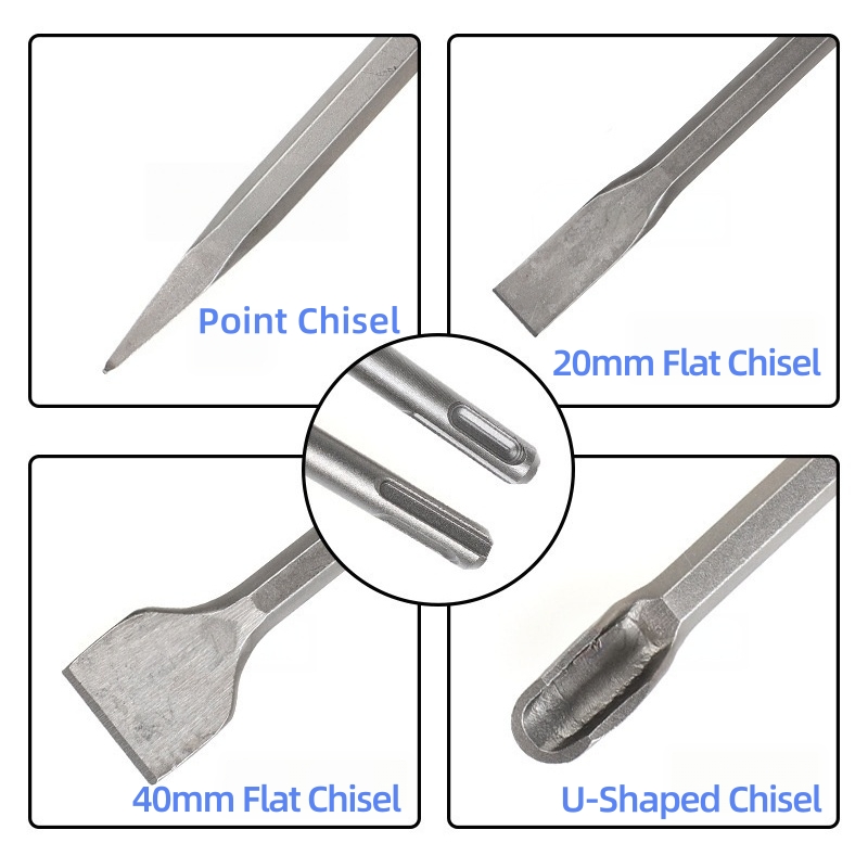 SDS Plus Meißel-Set 250mm Gebo – Rotary Hammer Chisel Bit Flat Bewertung und Preis
