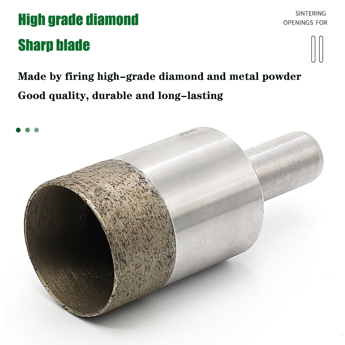 1Pcs Diamant Pulver Gesinterte – Core Drill Bit Diamond 100Mm Bewertung und Preis