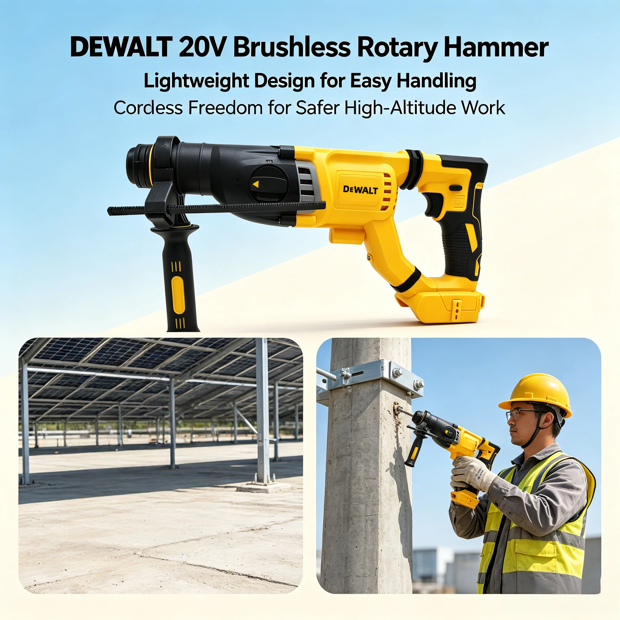 DEWALT DCH263 20V Akku-Bohrham – Cordless Rotary Hammer 20V Brushless Bewertung und Preis