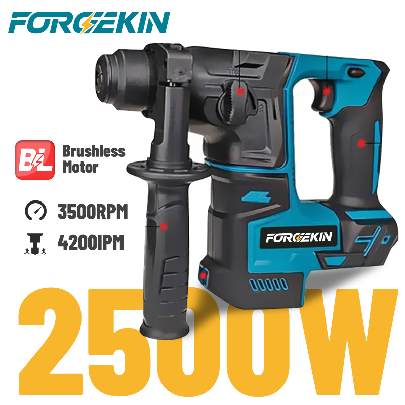 FORGEKIN 2500W Bürstenloser El – Cordless Rotary Hammer 20V Brushless Bewertung und Preis