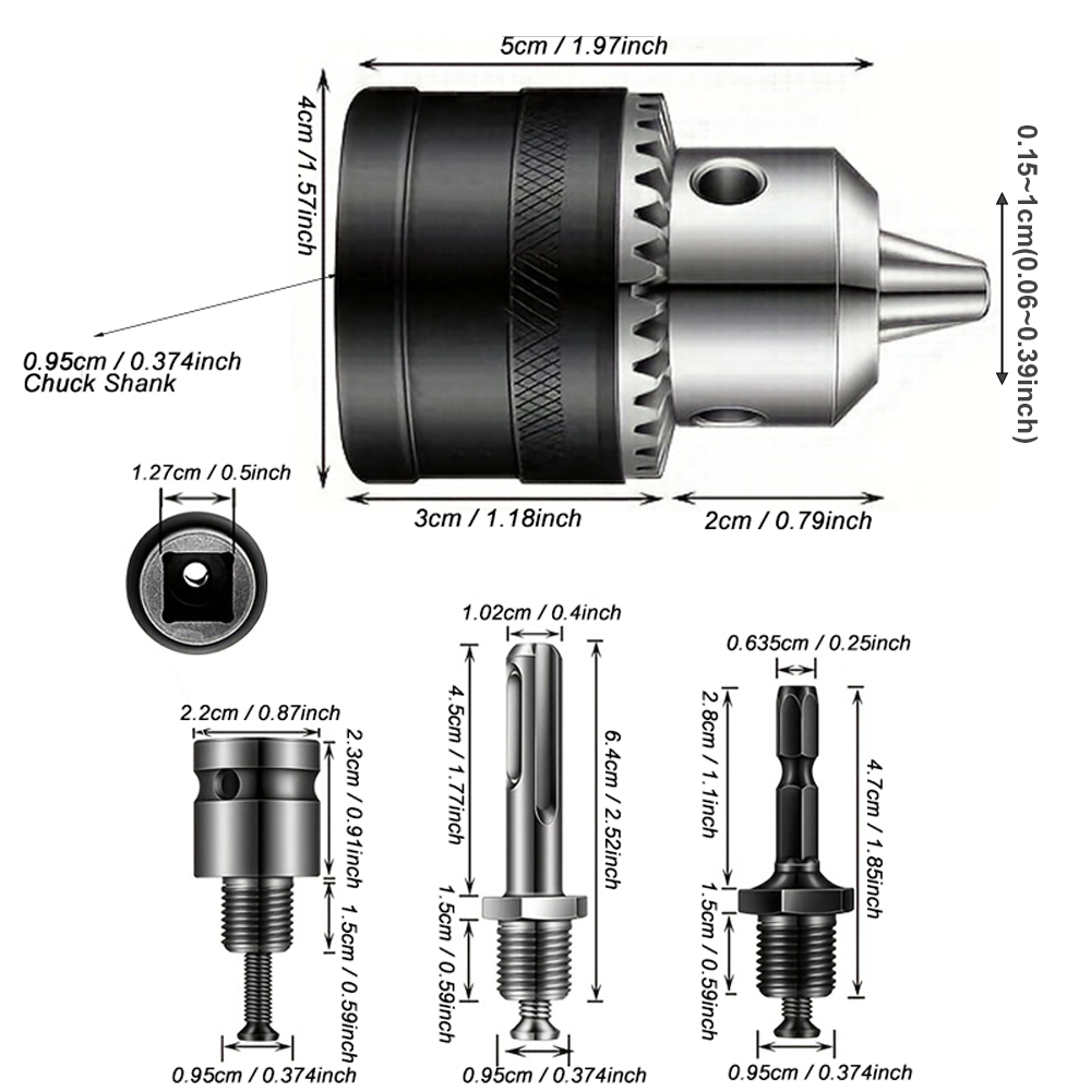 1,5–13 mm Bohrfutter, 1/2–20 U – Sds Plus Chuck Adapter Bewertung und Preis
