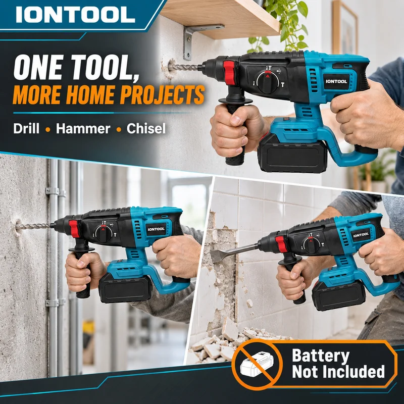 IONTOOL Akku-Bohrhammer für Be – Rotary Hammer Drill 26Mm Bewertung und Preis