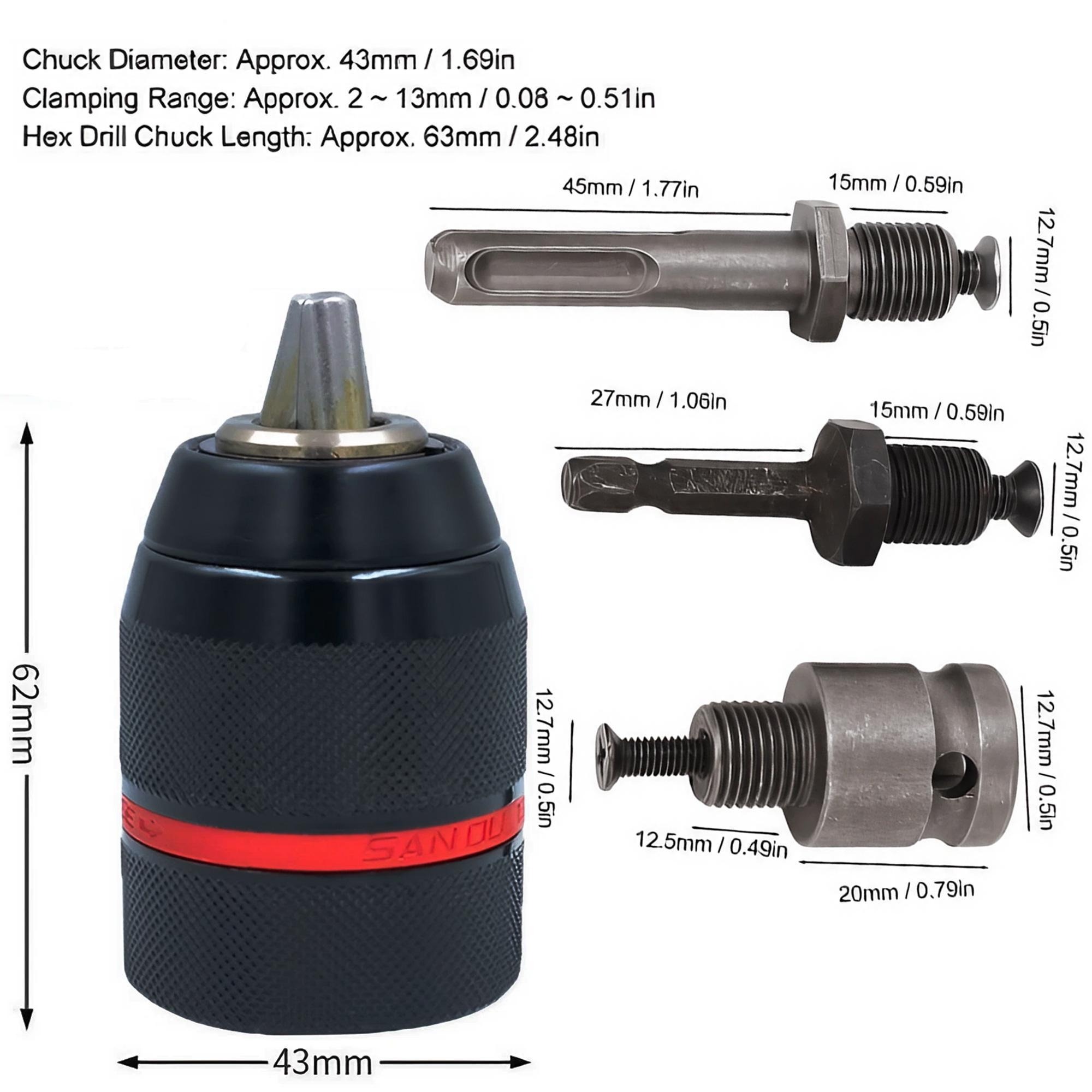 Schlüsselloses Bohrfutter, Sch – Sds Plus Chuck Adapter Bewertung und Preis