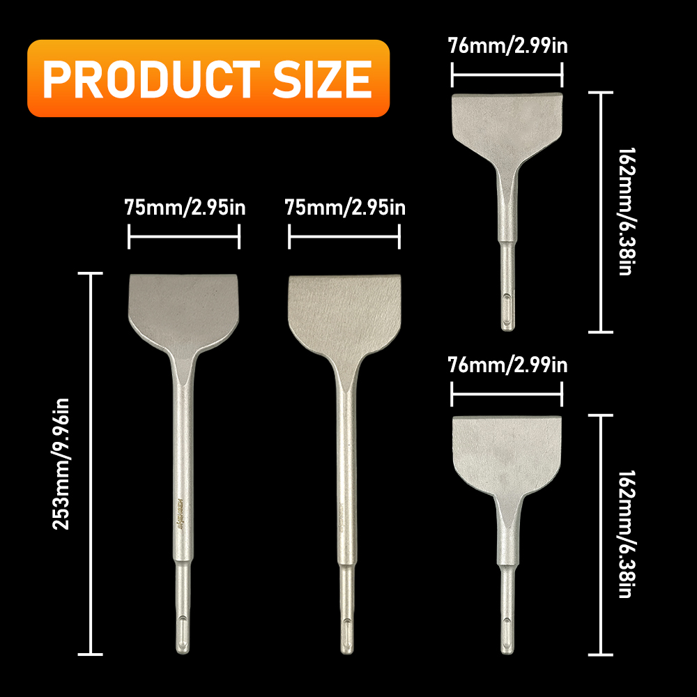 SDS Plus Rundschäfte-Flachmeiß – Rotary Hammer Chisel Bit Flat Bewertung und Preis
