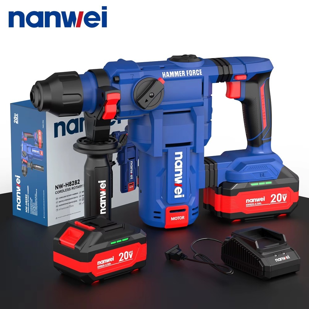 NANWEI H8281 Bürstenloser Akku – Cordless Rotary Hammer 20V Brushless Bewertung und Preis