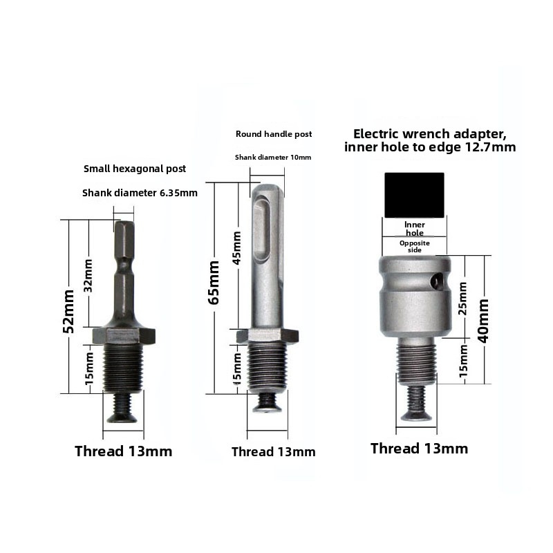 13-mm-Schraubenschlüssel-Bohrf – Sds Plus Chuck Adapter Bewertung und Preis