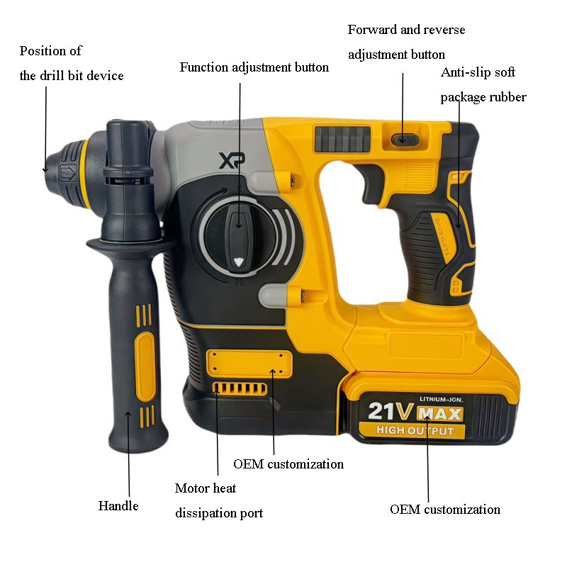 Bürstenloser Rotations-Schlagh – Rotary Hammer Drill 26Mm Bewertung und Preis