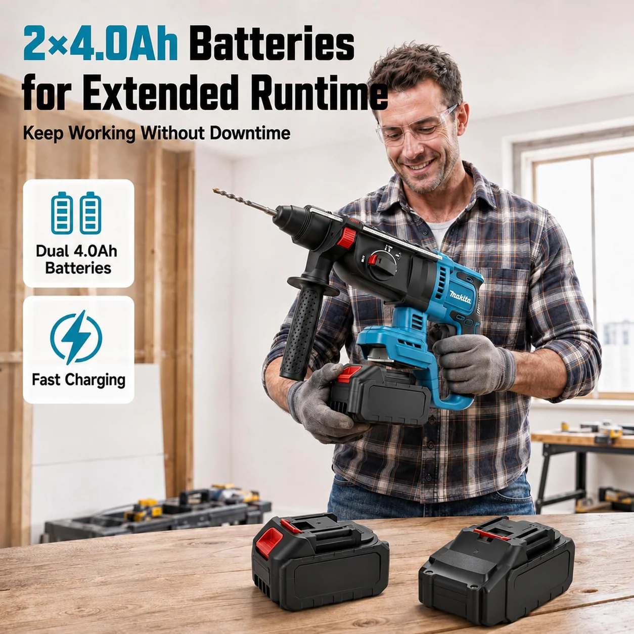 Makita DHR242 18V LXT ®   Prof – Rotary Hammer Drill 26Mm Bewertung und Preis