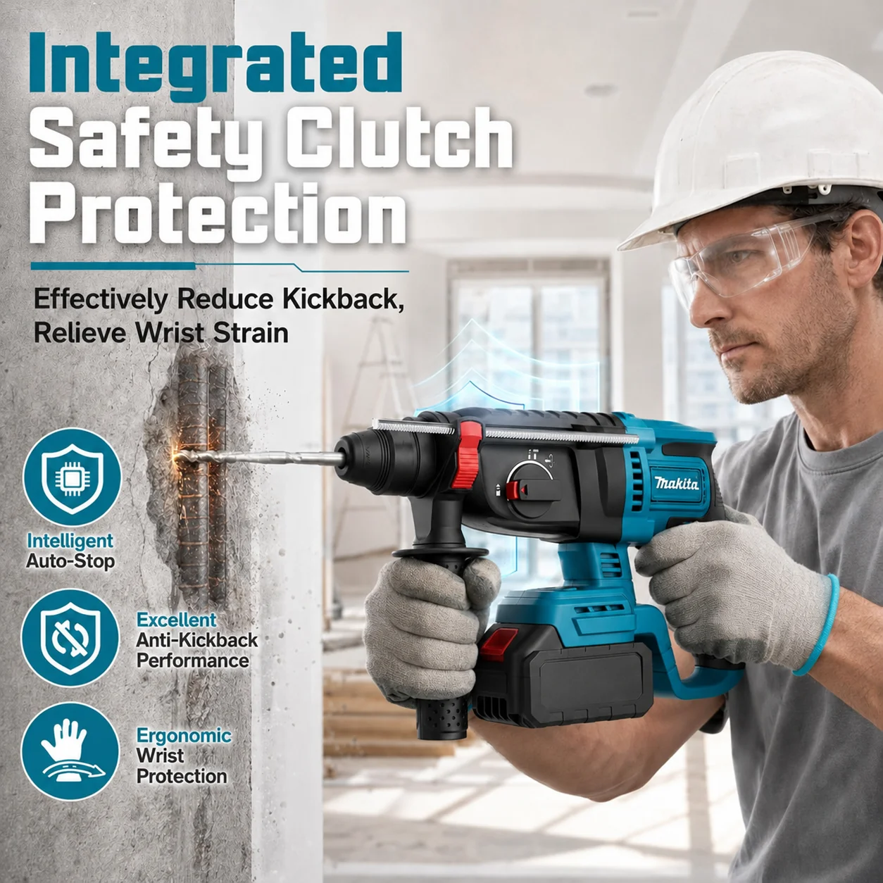 Makita DHR242 18V LXT ®   Prof – Rotary Hammer Drill 26Mm Bewertung und Preis