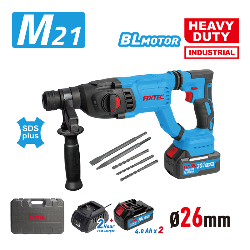Professioneller 20V Akku-Bohrh – Rotary Hammer Drill 26Mm Bewertung und Preis