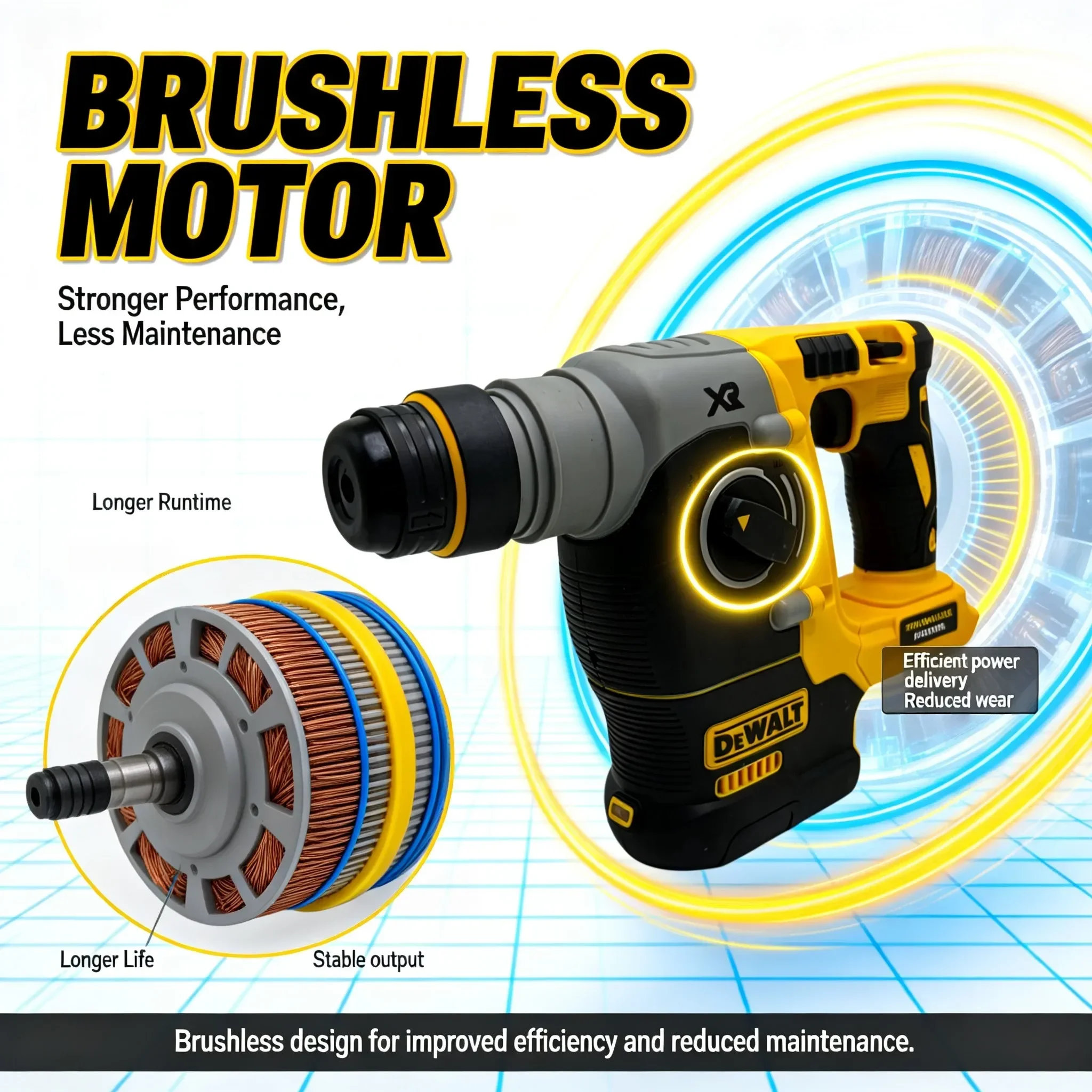 DEWALT DCH273 Akku-Bohrhammer  – Cordless Rotary Hammer 20V Brushless Bewertung und Preis