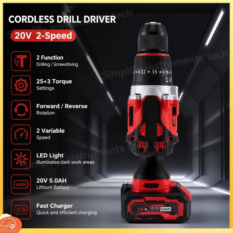 18V Bürstenloser Akku-Bohrhamm – Hammer Drill Concrete 13Mm Bewertung und Preis